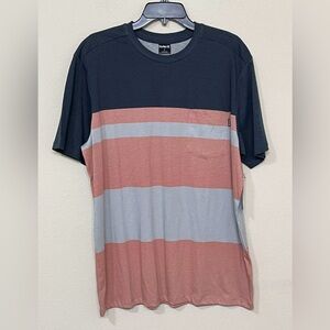 Hurley Men’s Multicolor Brook Warner Pocket Crew Neck Short Sleeve T-Shirt s XL